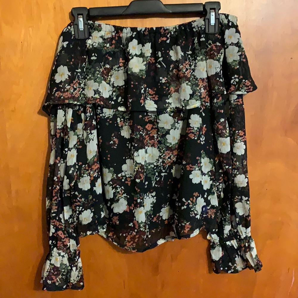 Abercrombie Floral Boho Blouse